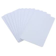 Chép thẻ Card màu trắng hình chữ nhật